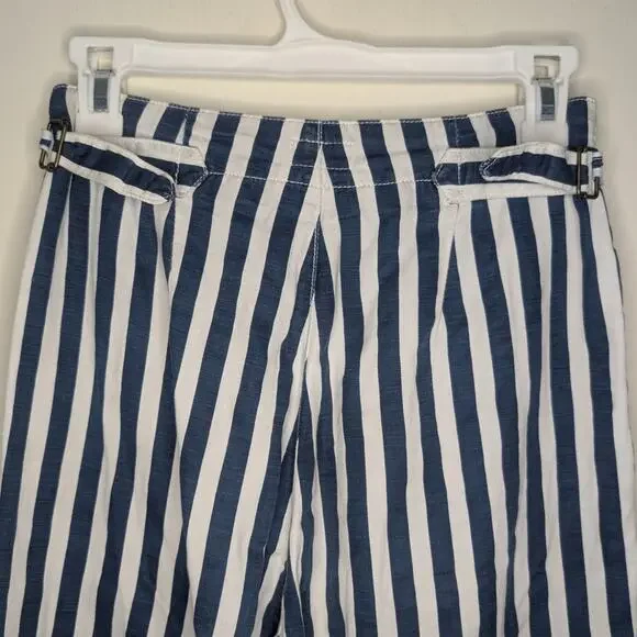 Mother Denim The Cinch Greaser Wide Leg Pant in Sea Daze Stripes, Size 27 - Picture 6 of 10